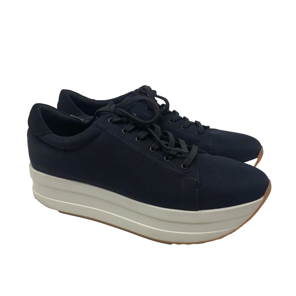 Vagabond Casey Sneakers Womens 8.5 Black Platform Comfort Casual Streetwear‎